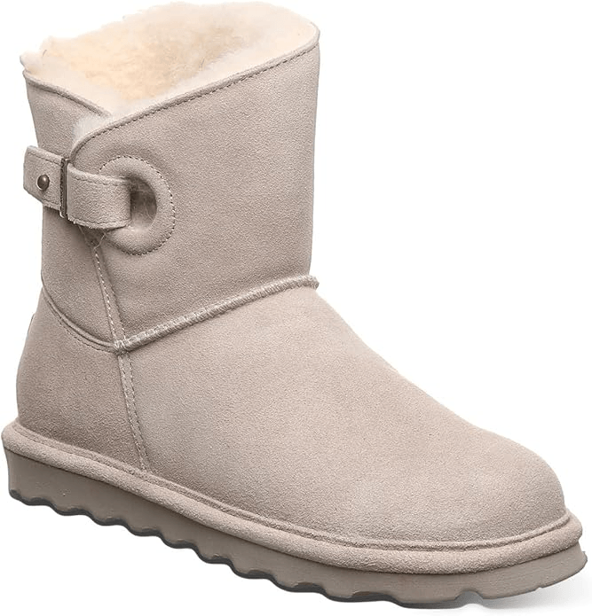 Isabelle Bearpaw Boots with Fur Lining Logo