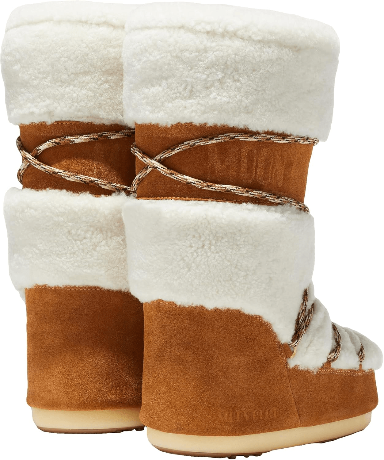 The Original Moon Boots with Fur & Thermal Foam Logo