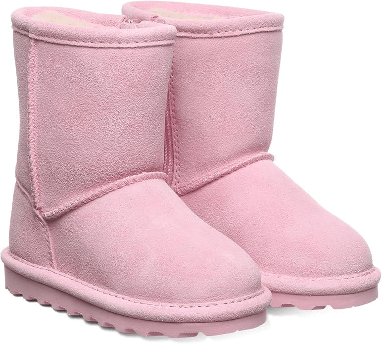 Prism Pink Bearpaw Fur Boots Super Shorty Logo